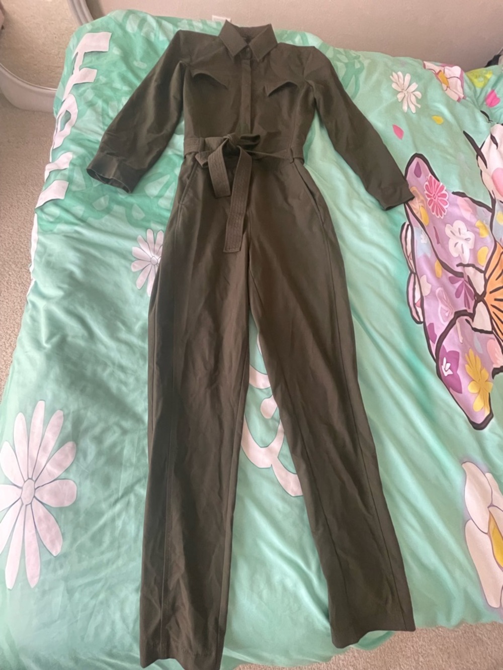 Military Green Romper